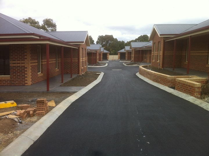 Driveway Construction at Wallan Estate North East of Melbourne